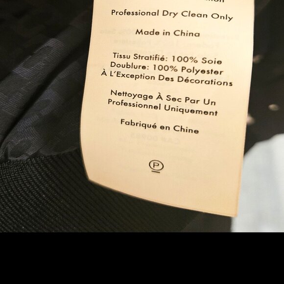 Diane von Furstenberg classic quilted silk bomber jacket floral print sz 8 - Picture 7 of 12